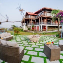 wooden chalet